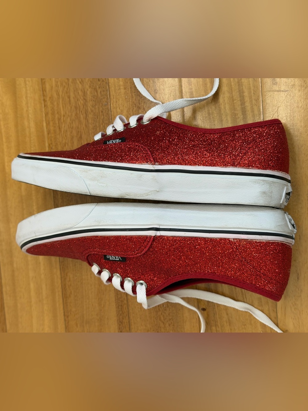 Vans - Red Glitter - Picture 7 of 9